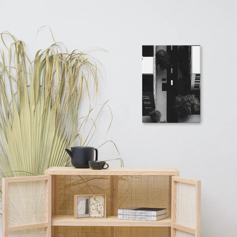 Urban Serenity from Above | Canvas | 18″×24″