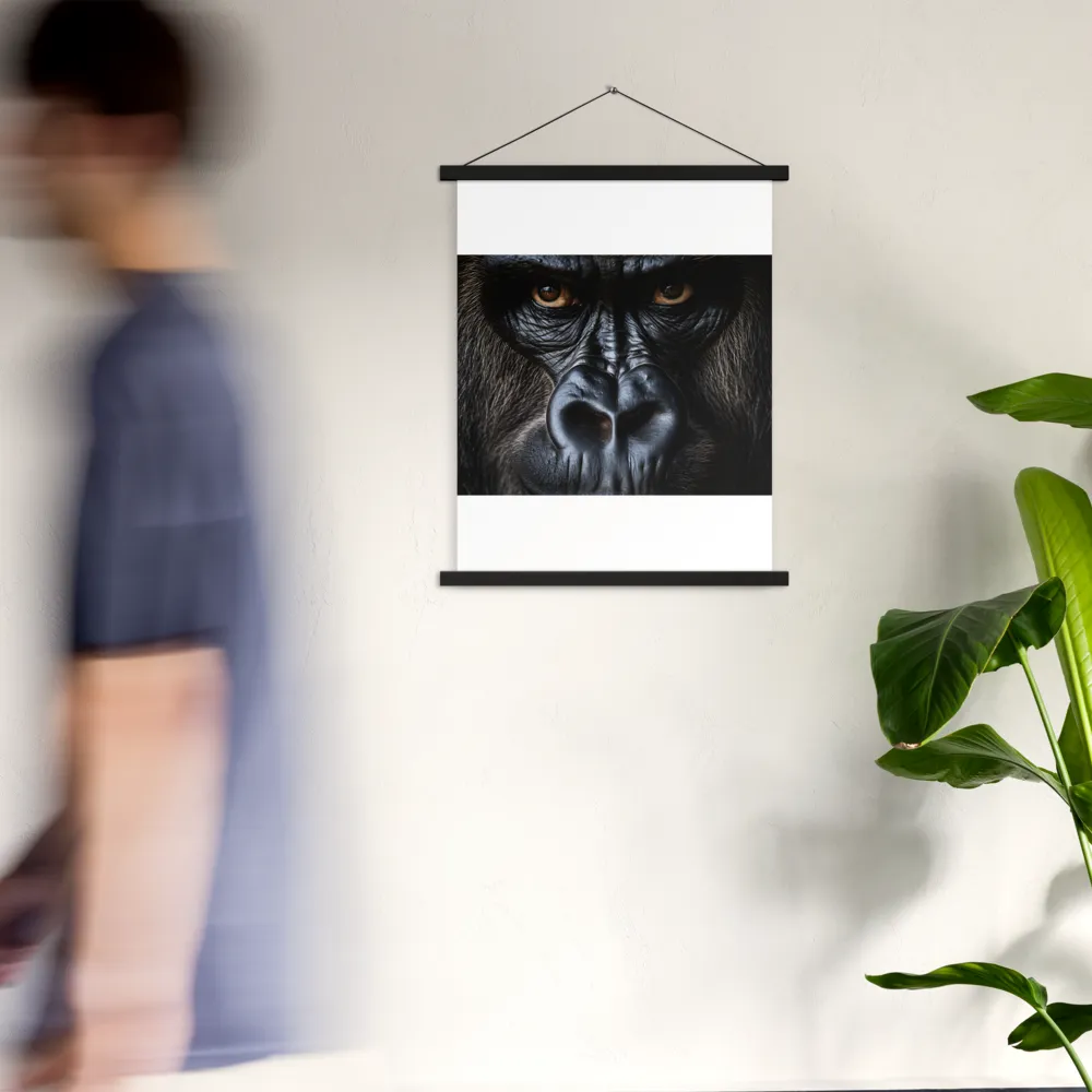 Gaze of the Wild: A Gorilla's Portrait