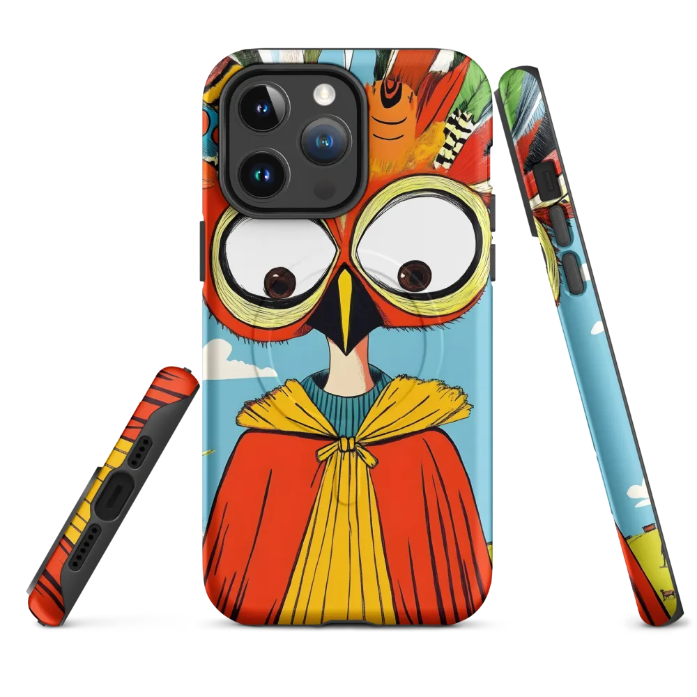A Whimsical Encounter: The Owl-Human Fusion