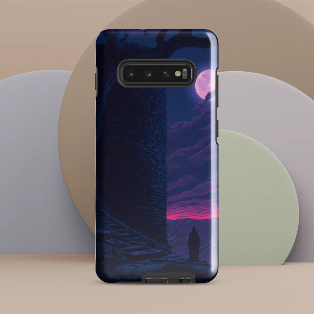 Moonlit Solitude | Phone Case |  S10 Plus | Tough Case | Glossy