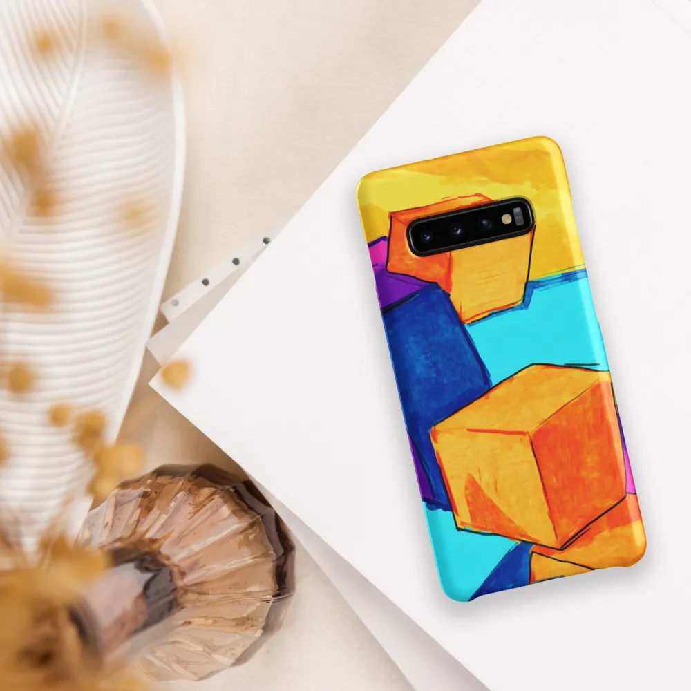 Playful Cubes in Vibrant Harmony