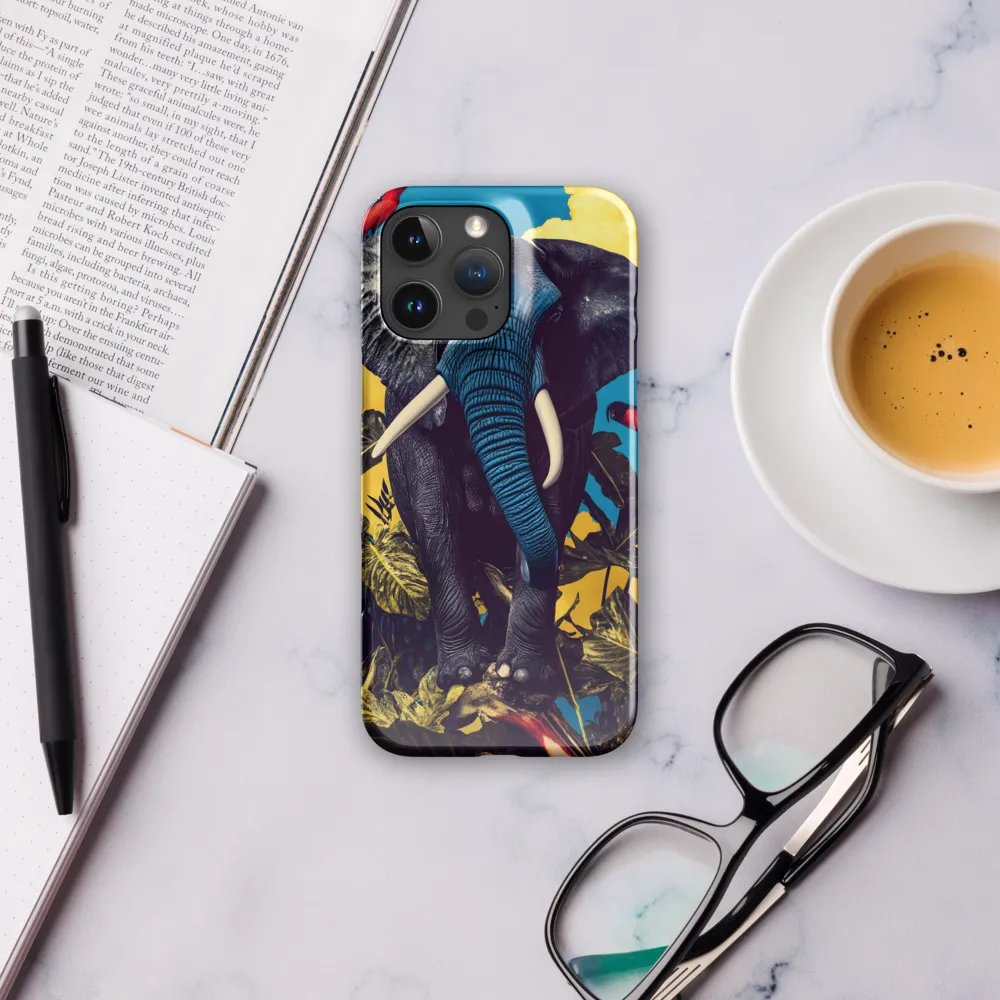 Elephant Dreams in Vibrant Colors | Phone Case |  16 Pro Max | Snap Case | Glossy