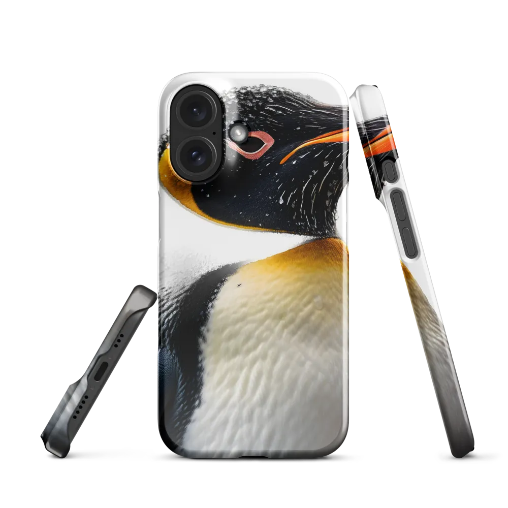 Majesty in the Snow: A Portrait of the Emperor Penguin | Phone Case |  16 | Snap Case | Glossy