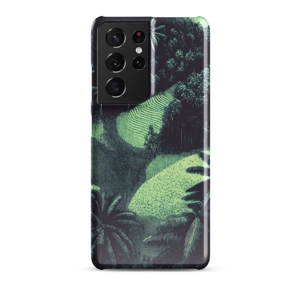 Harmony in Green: A Surreal Landscape