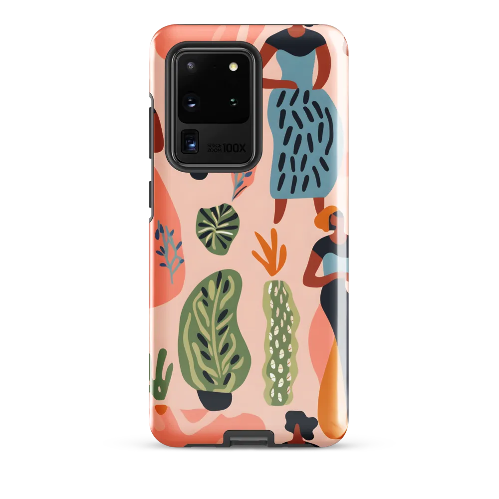 Harmony of Nature and Femininity | Phone Case |  S20 Ultra | Tough Case | Glossy