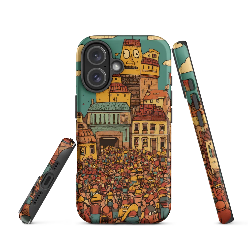 The Quirky City Gathering | Phone Case |  16 | Tough Case | Matte