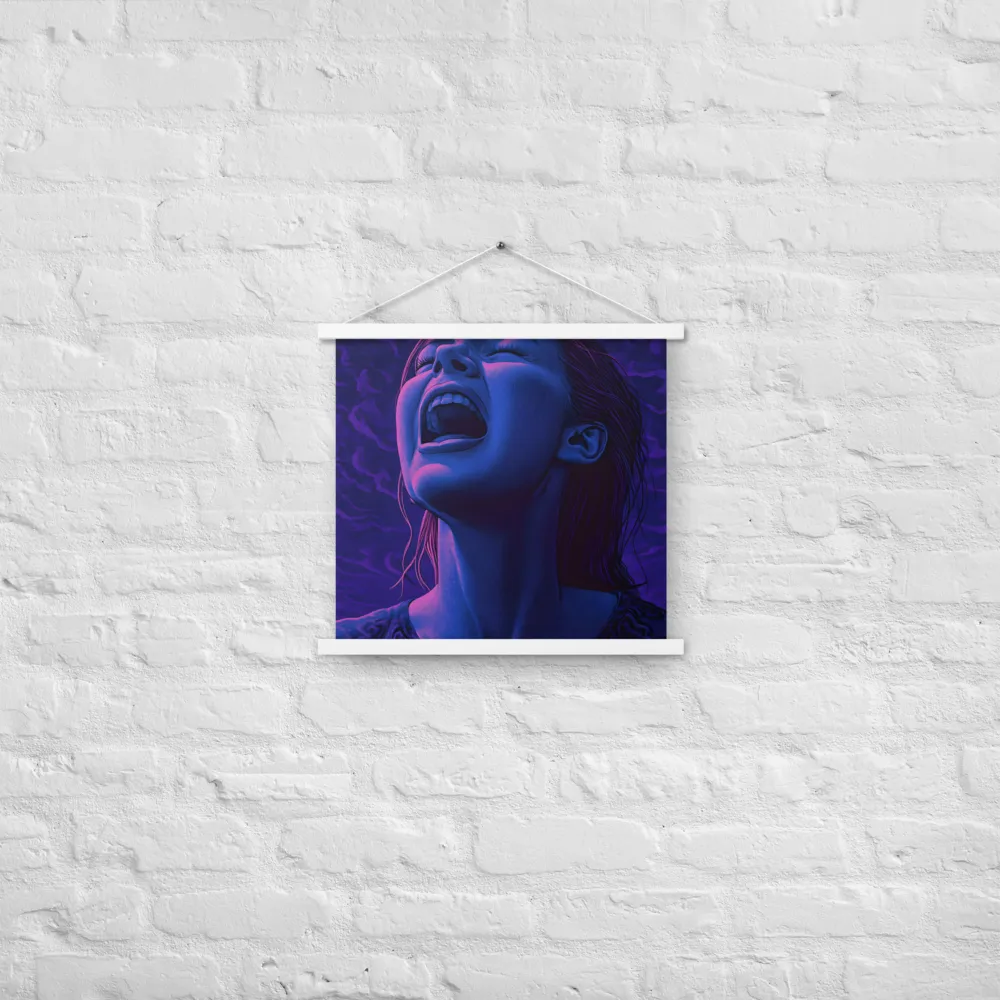 Echoes of Anguish | Poster With White Wood Hanger | 18″×18″