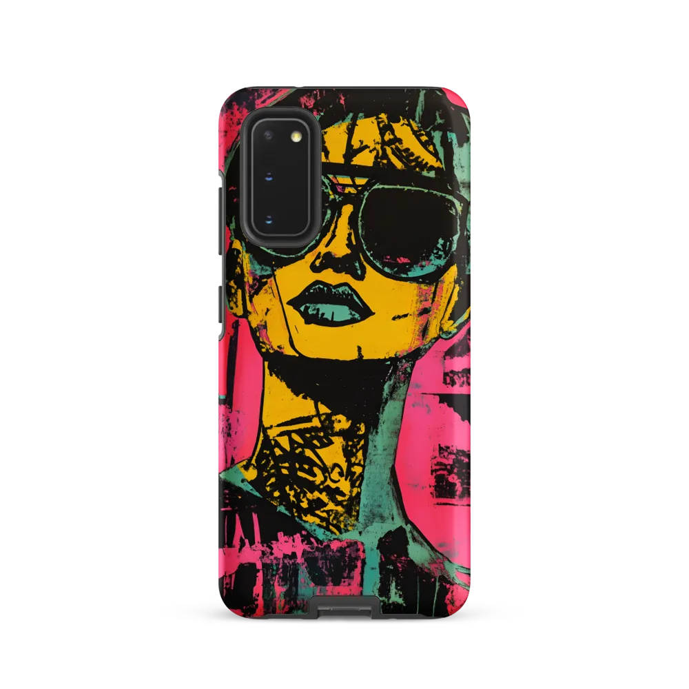 Confident Portrait in Neon Colors