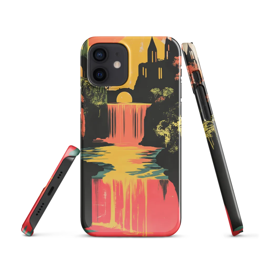 Elysian Echoes: A Surreal Reflections | Phone Case |  12 | Snap Case | Glossy