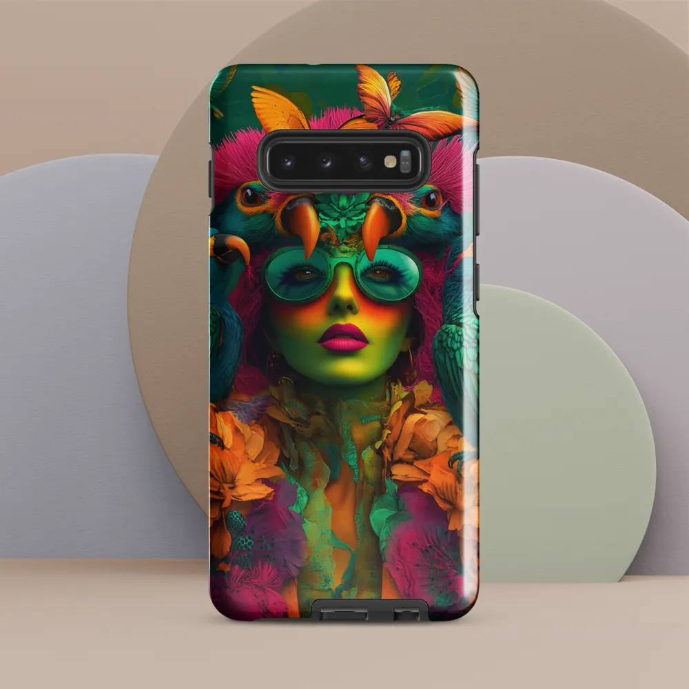 Tropical Reverie | Phone Case |  S10 Plus | Tough Case | Glossy