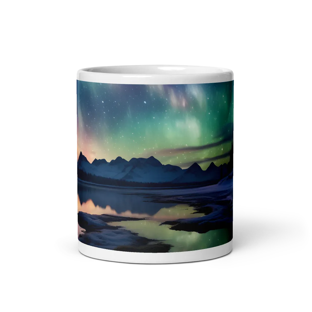 Ethereal Aurora: A Night Under the Stars | Mugs | Multiple Sizes & Colors