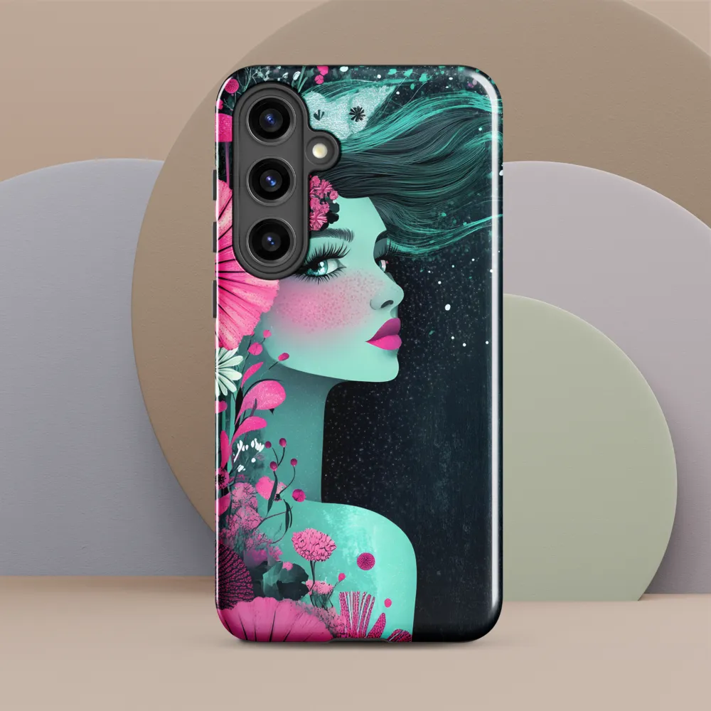 Floral Harmony: Portrait of Serenity