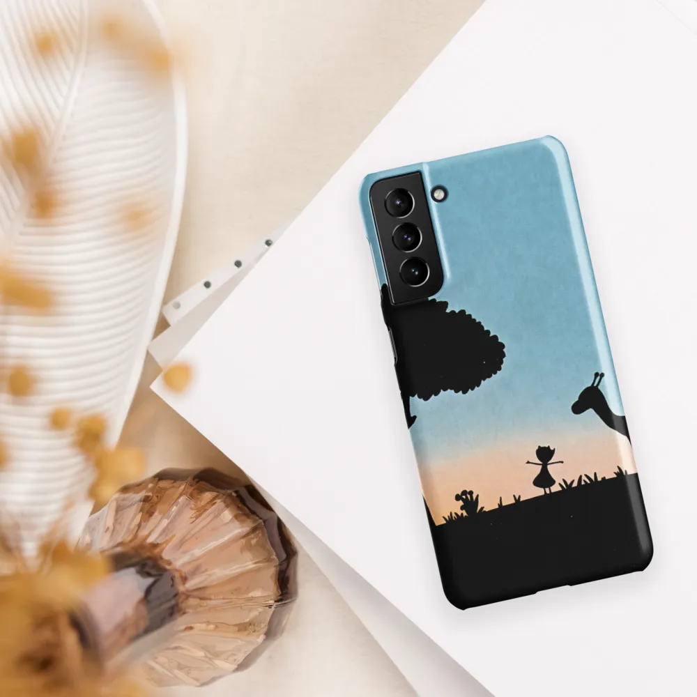 Curiosity in the Silhouette | Phone Case |  S21 Plus | Snap Case | Matte