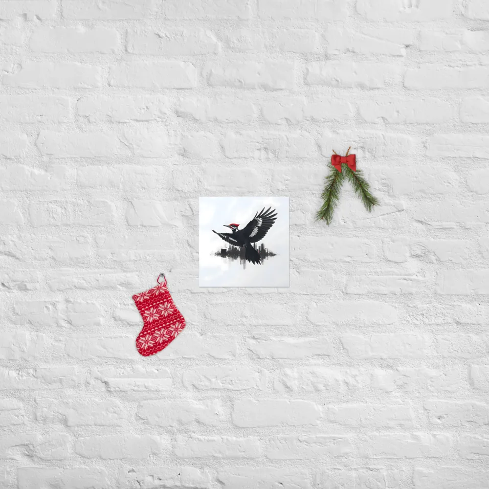 Urban Woodpecker 
 Poster | 10″x 10″