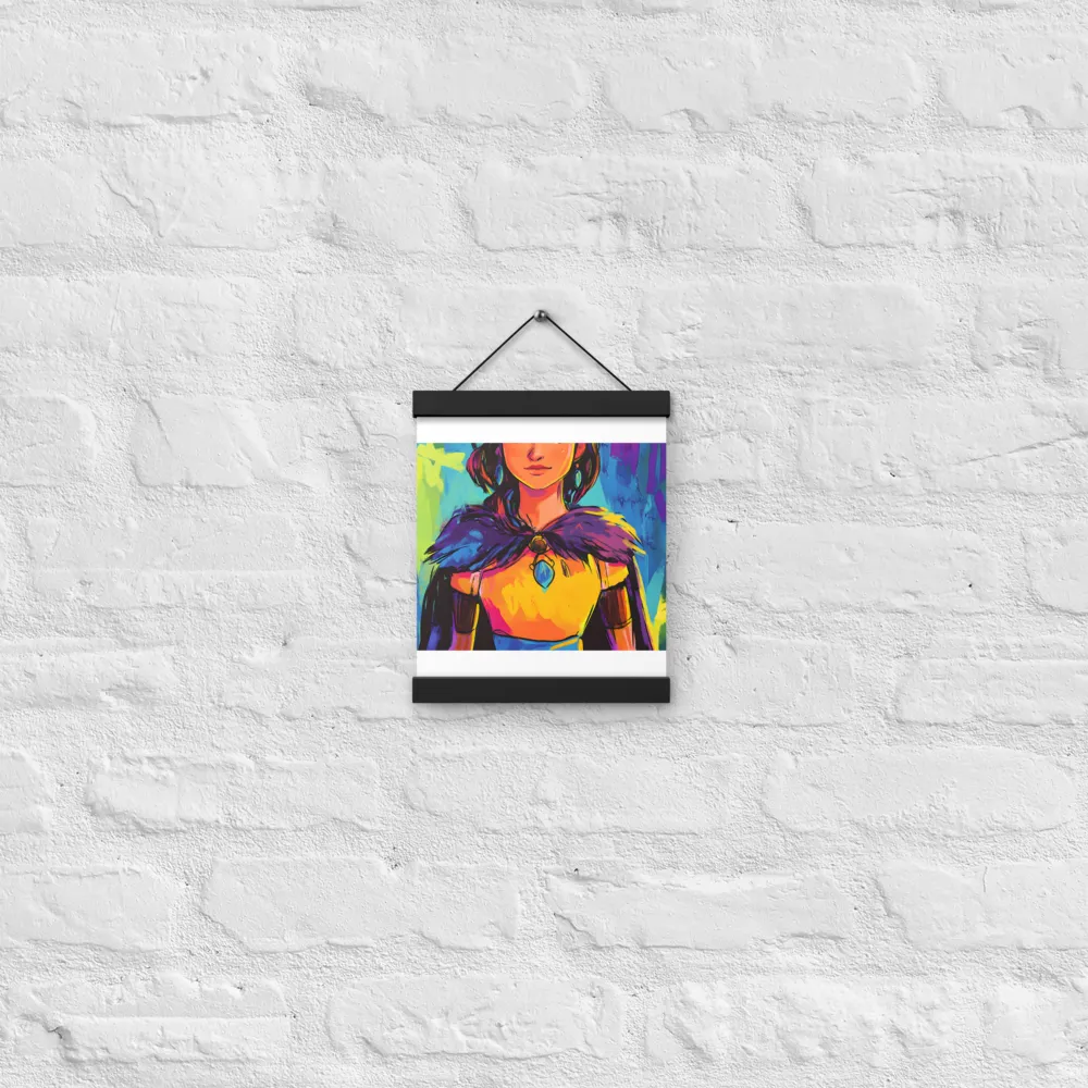 Guardian of Colors | Poster With Black Wood Hanger | 8″×10″