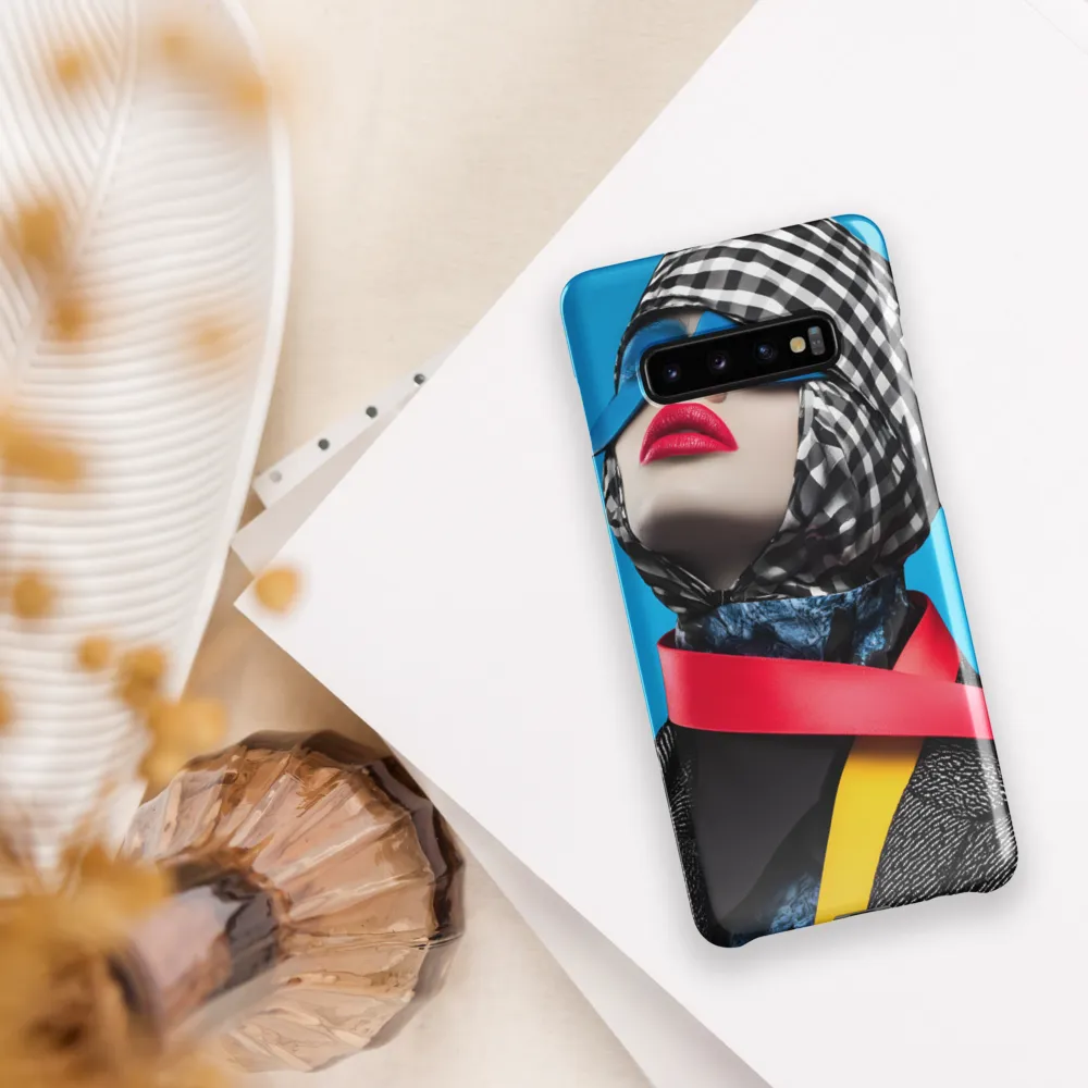 Striking Elegance in Modern Fashion | Phone Case |  S10 Plus | Snap Case | Glossy