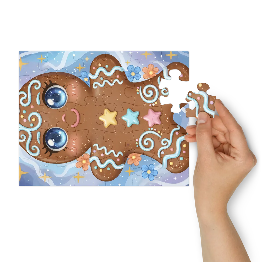 Cosmic Gingerbread 
 Jigsaw Puzzle in Tin Box