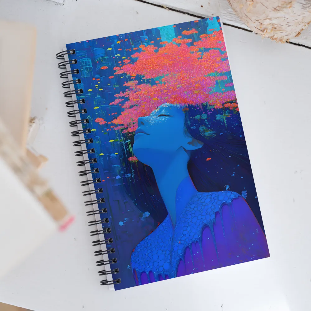 The Ocean of Thoughts | Spiral Notebook