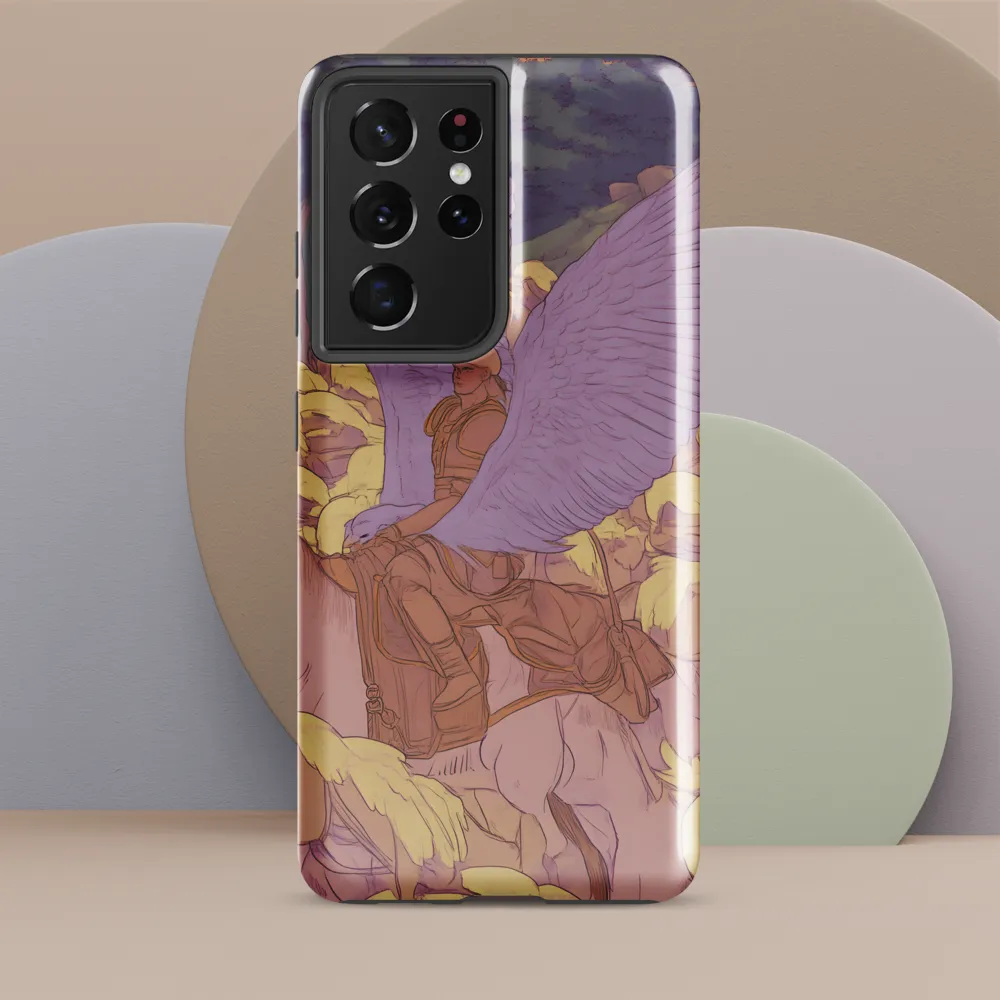 The Winged Guardian | Phone Case |  S21 Ultra | Tough Case | Glossy