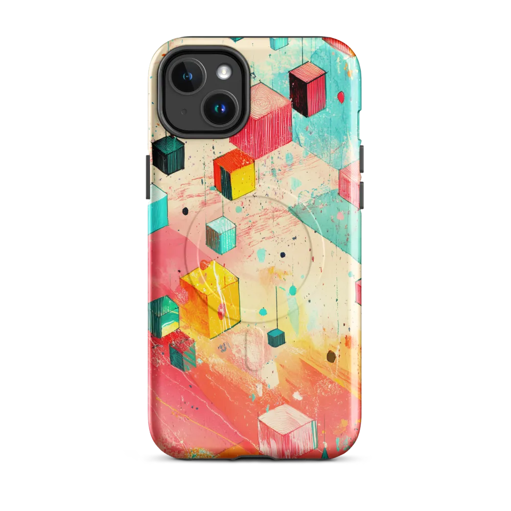 Suspended Cubes in Colorful Abstraction