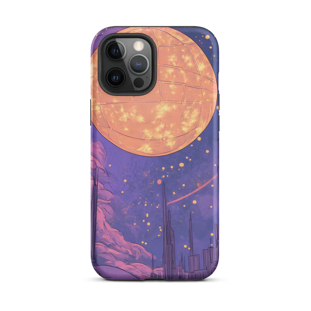 Celestial Cityscape: A Dance of Colors