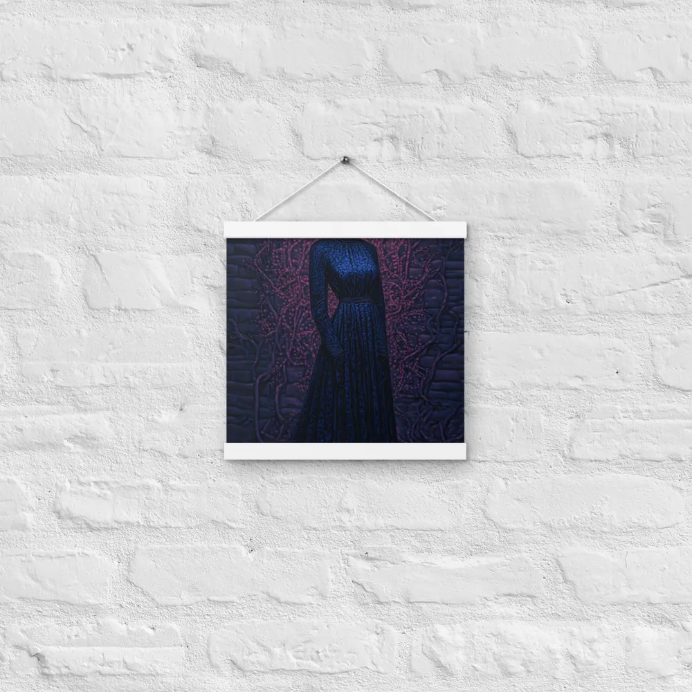 Veil of Enigma | Poster With White Wood Hanger | 12″×12″