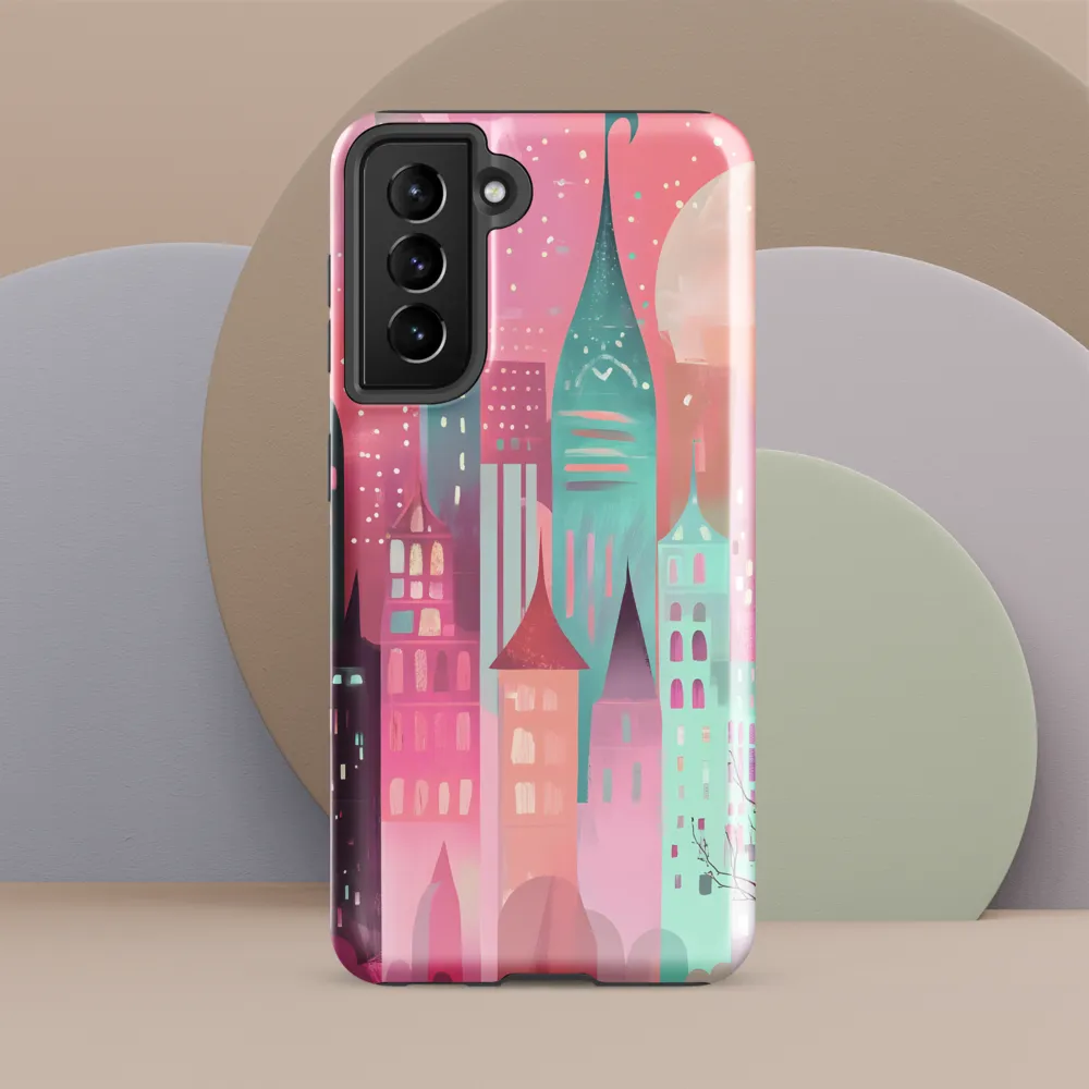Whimsical City at Dusk