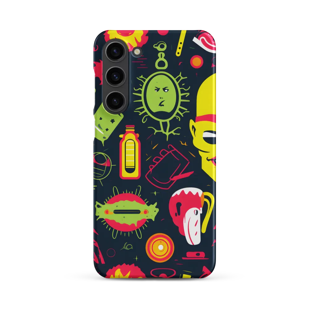 Neon Revelry: A Quirky Exploration of Modern Pop Art