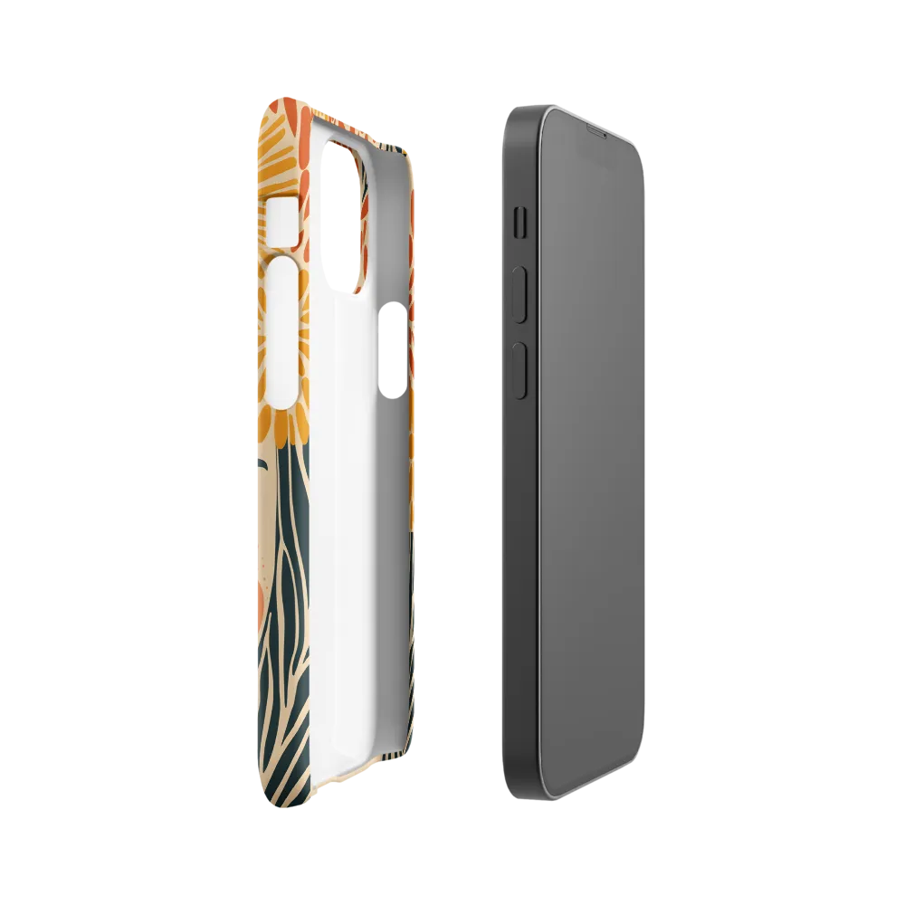 Serenity in Bloom | Phone Case |  13 Mini | Snap Case | Glossy