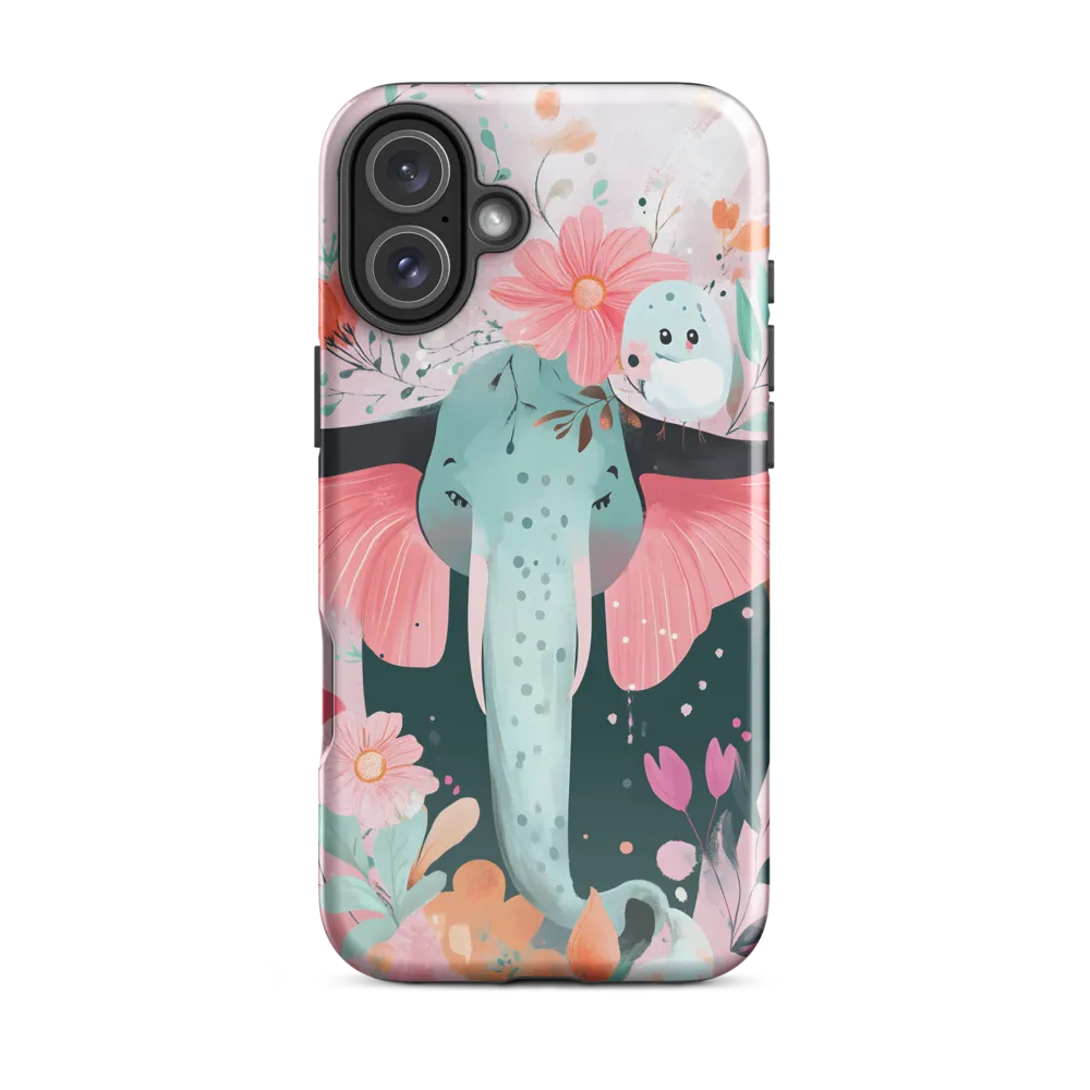 Whimsical Elephant in Bloom