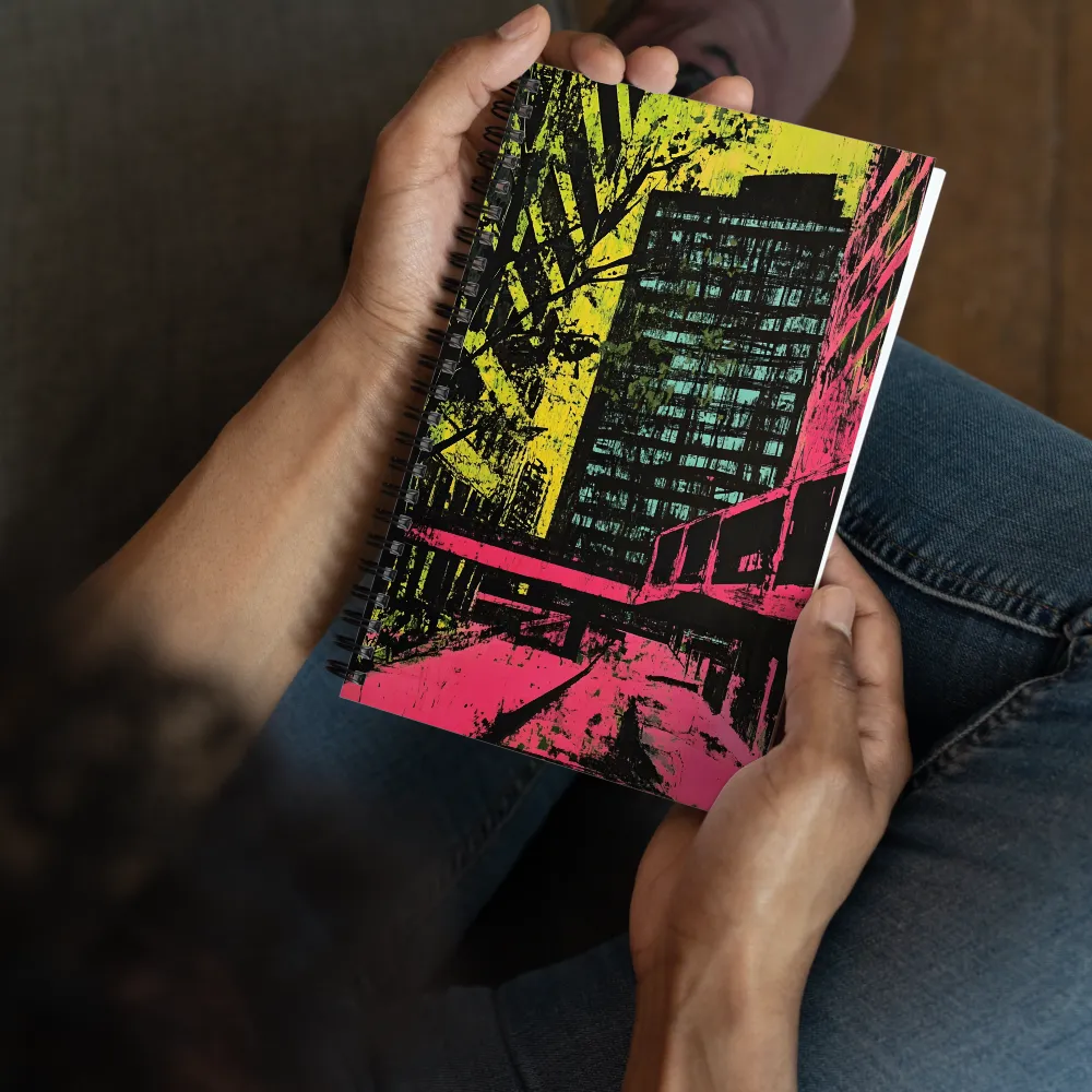 Neon Urbanity | Spiral Notebook