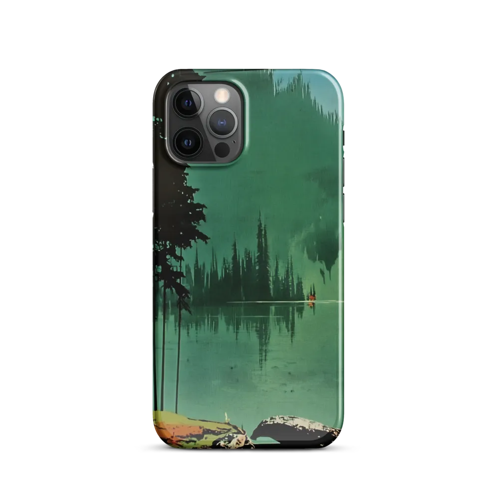 Serenity Reflected: A Tranquil Lake Scene