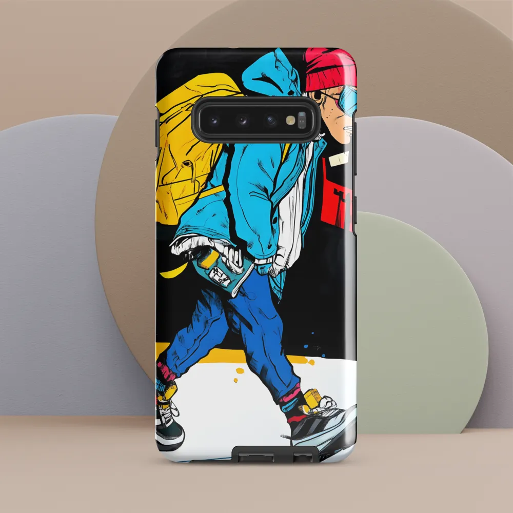 Urban Vibrance: A Youthful Journey | Phone Case |  S10 Plus | Tough Case | Glossy