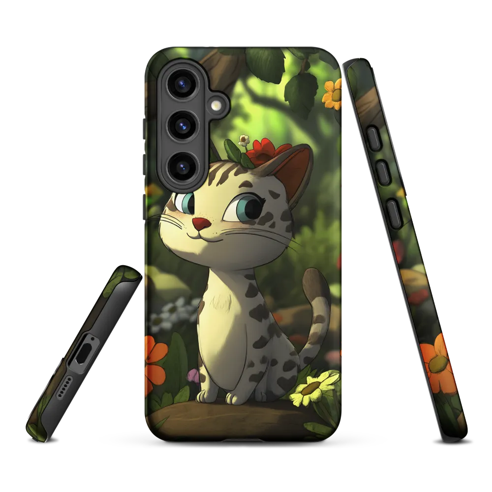 Whimsical Forest Cat