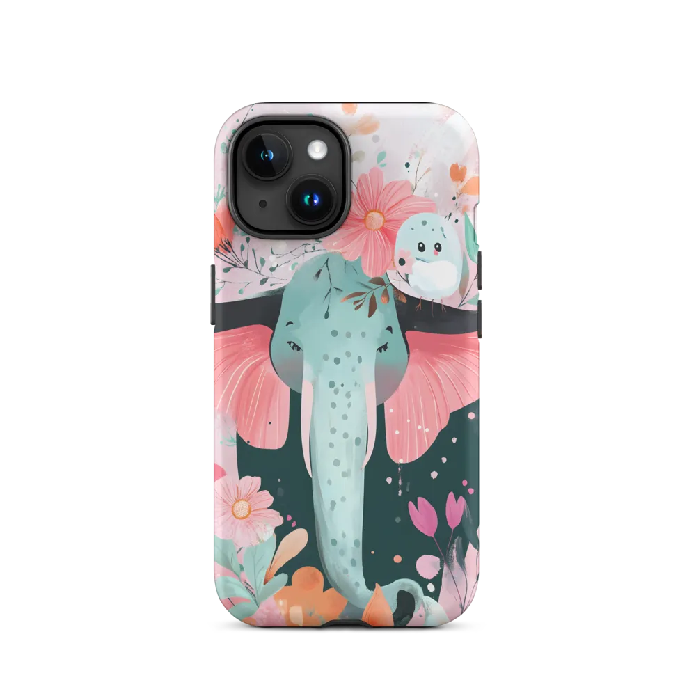 Whimsical Elephant in Bloom