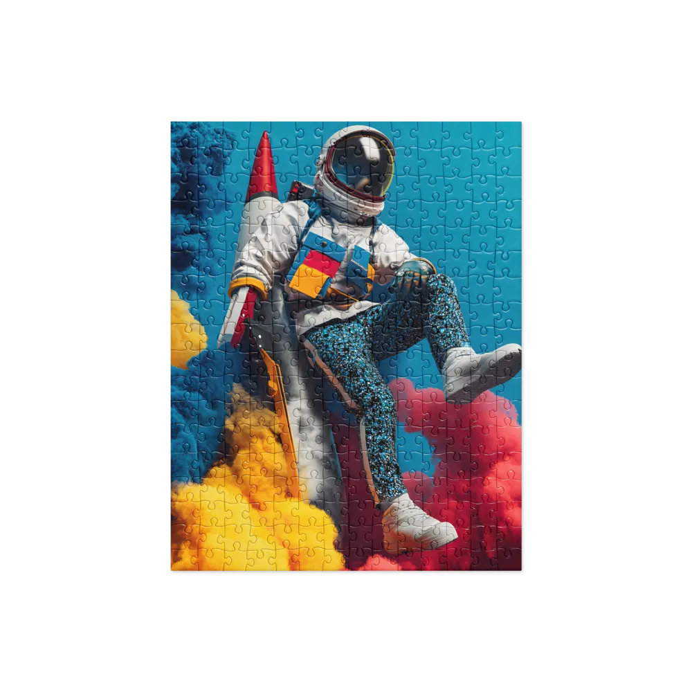 Lift Off: A Colorful Cosmic Journey | Jigsaw Puzzle | 252 pieces