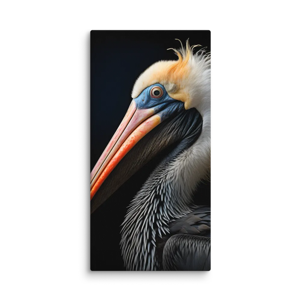 Majestic Portrait of a Pelican | Canvas | 30″×60″