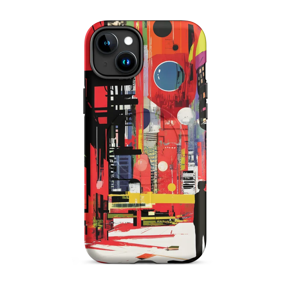Urban Echoes: A Futuristic Reverie | Phone Case |  15 Plus | MagSafe® Tough Case | Matte