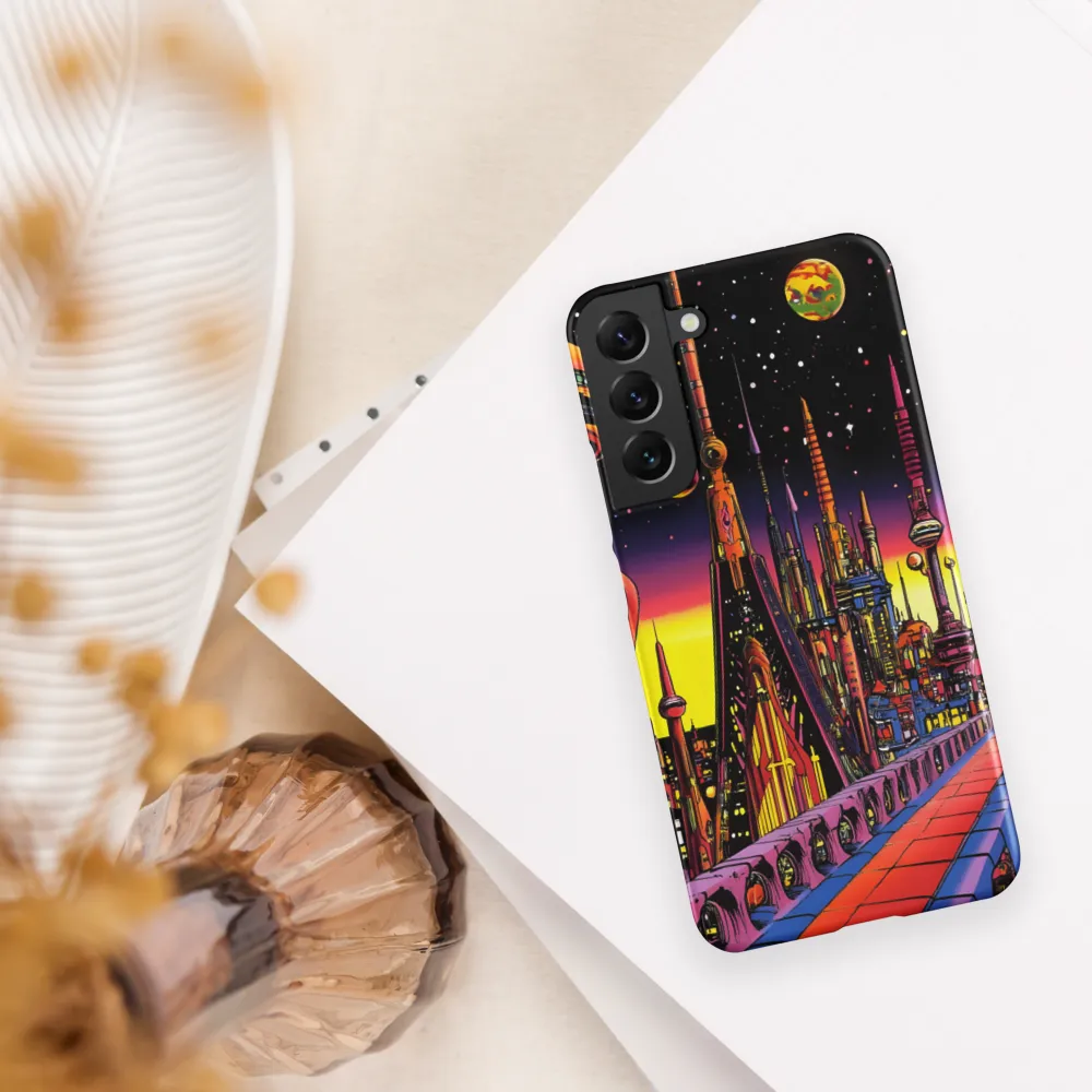 Futuristic Cosmos: A Journey Through Neon Cities