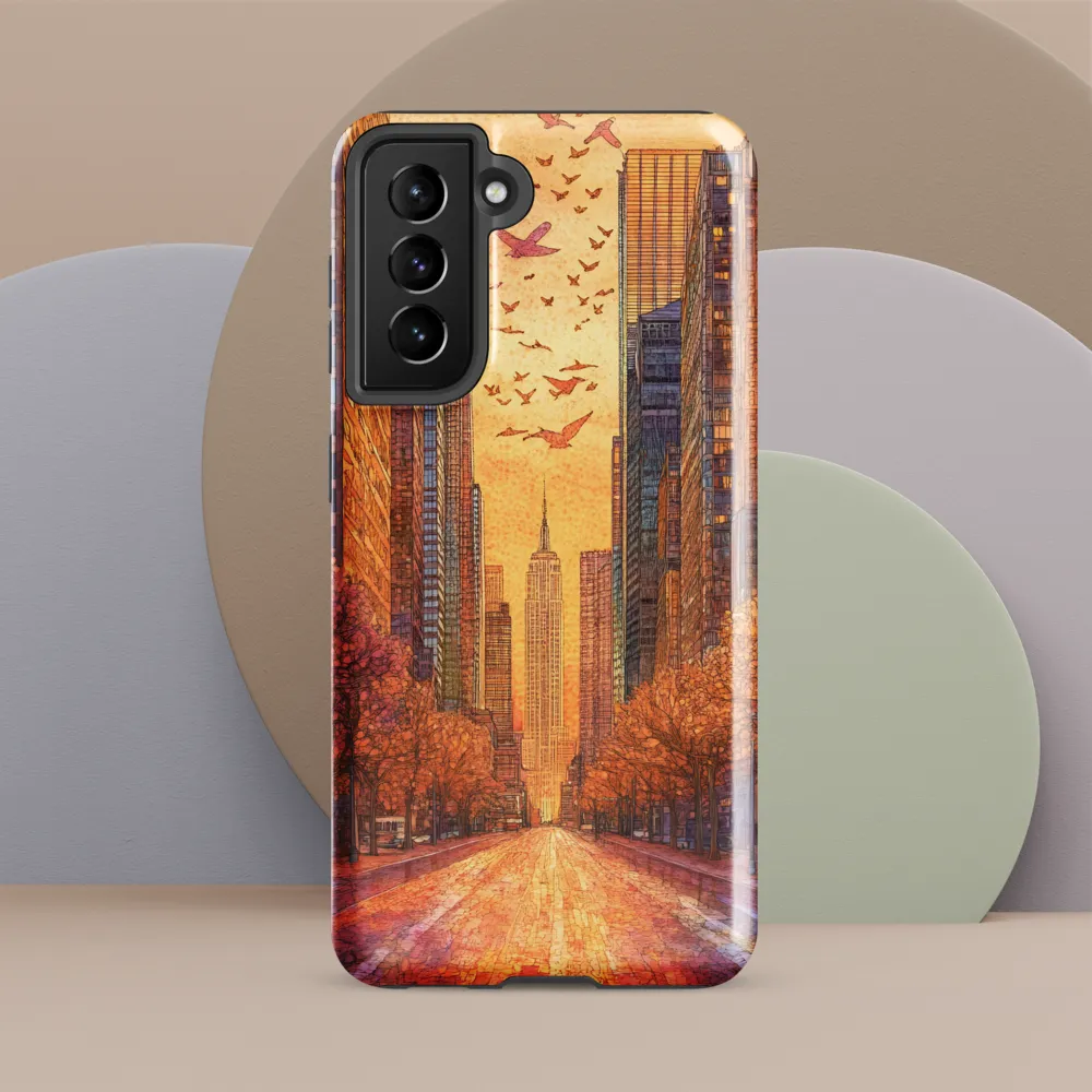 Urban Serenity at Dusk