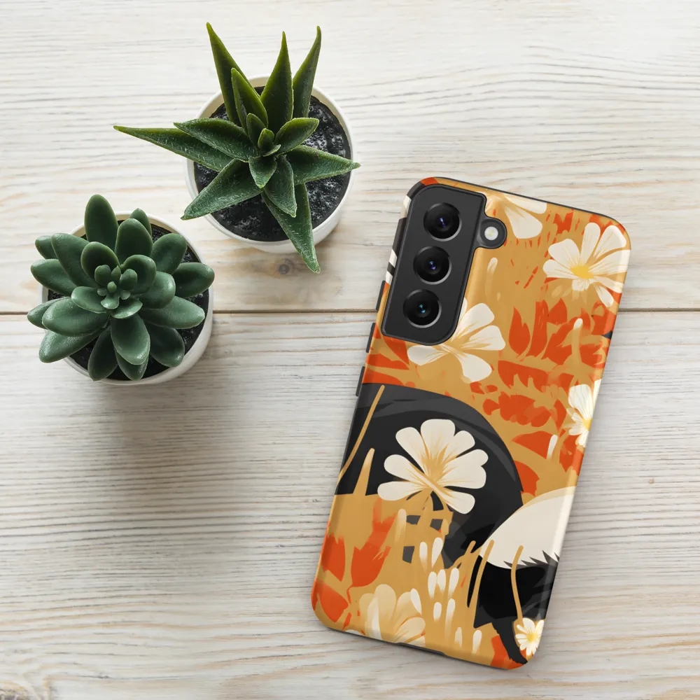 Whimsical Badgers in Bloom