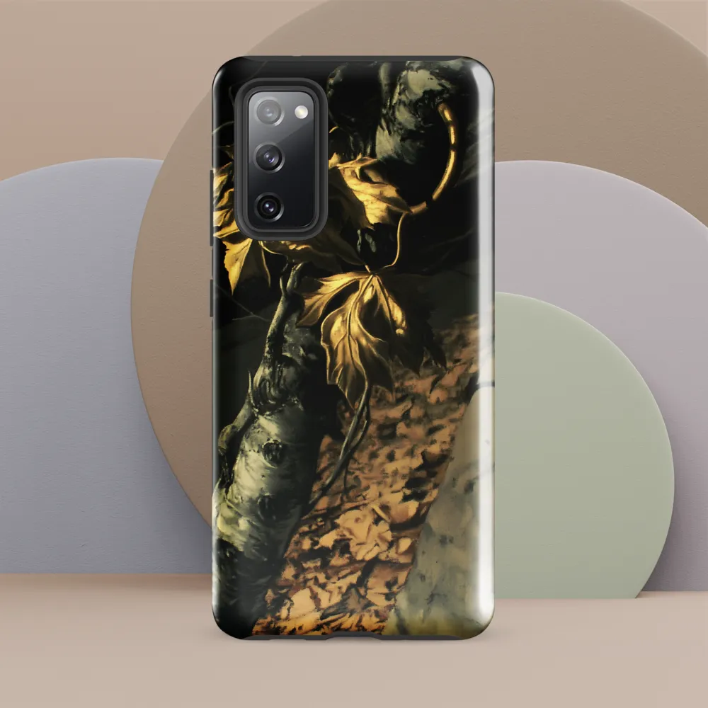 Golden Serenity: A Close Encounter with Nature