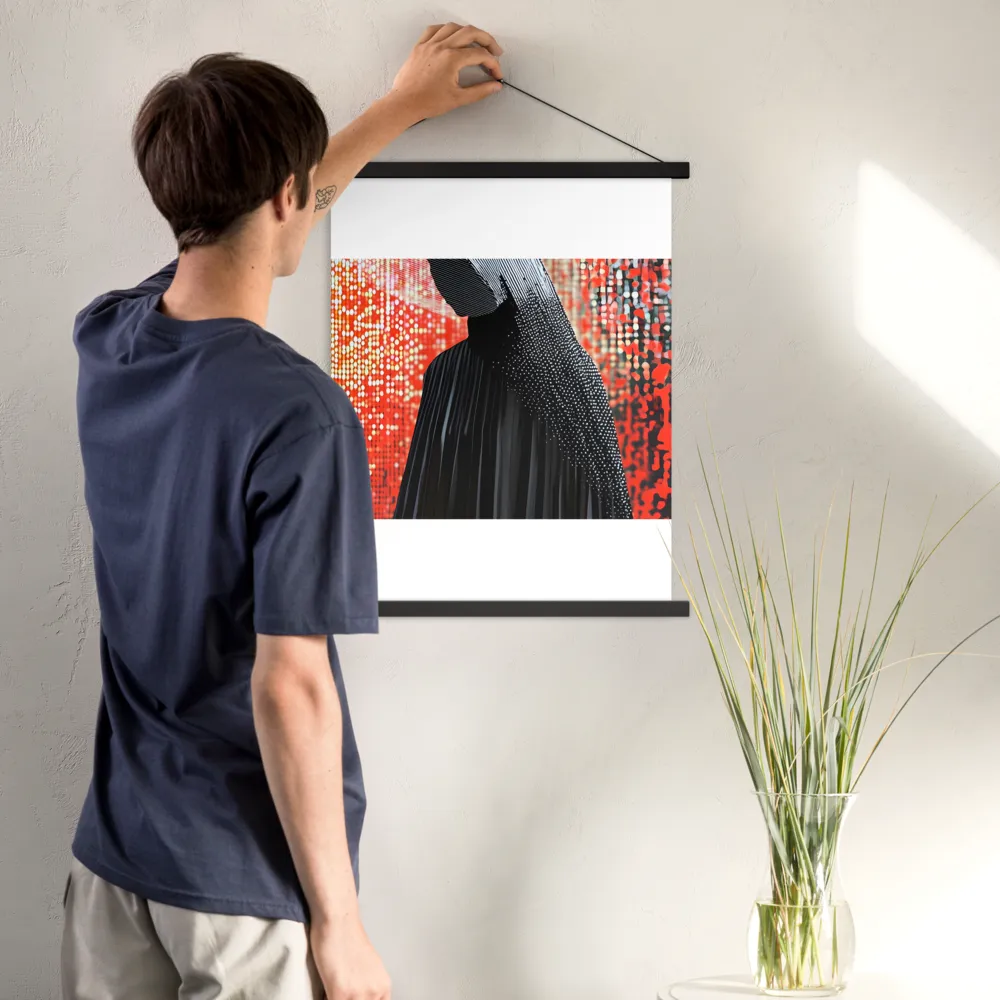 Veil of Modernity | Poster With Black Wood Hanger | 18″×24″