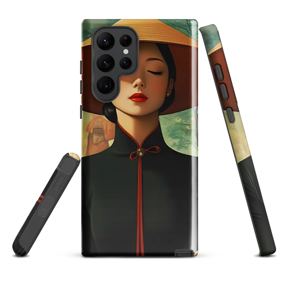 Elegance in Tranquility | Phone Case |  S22 Ultra | Tough Case | Glossy