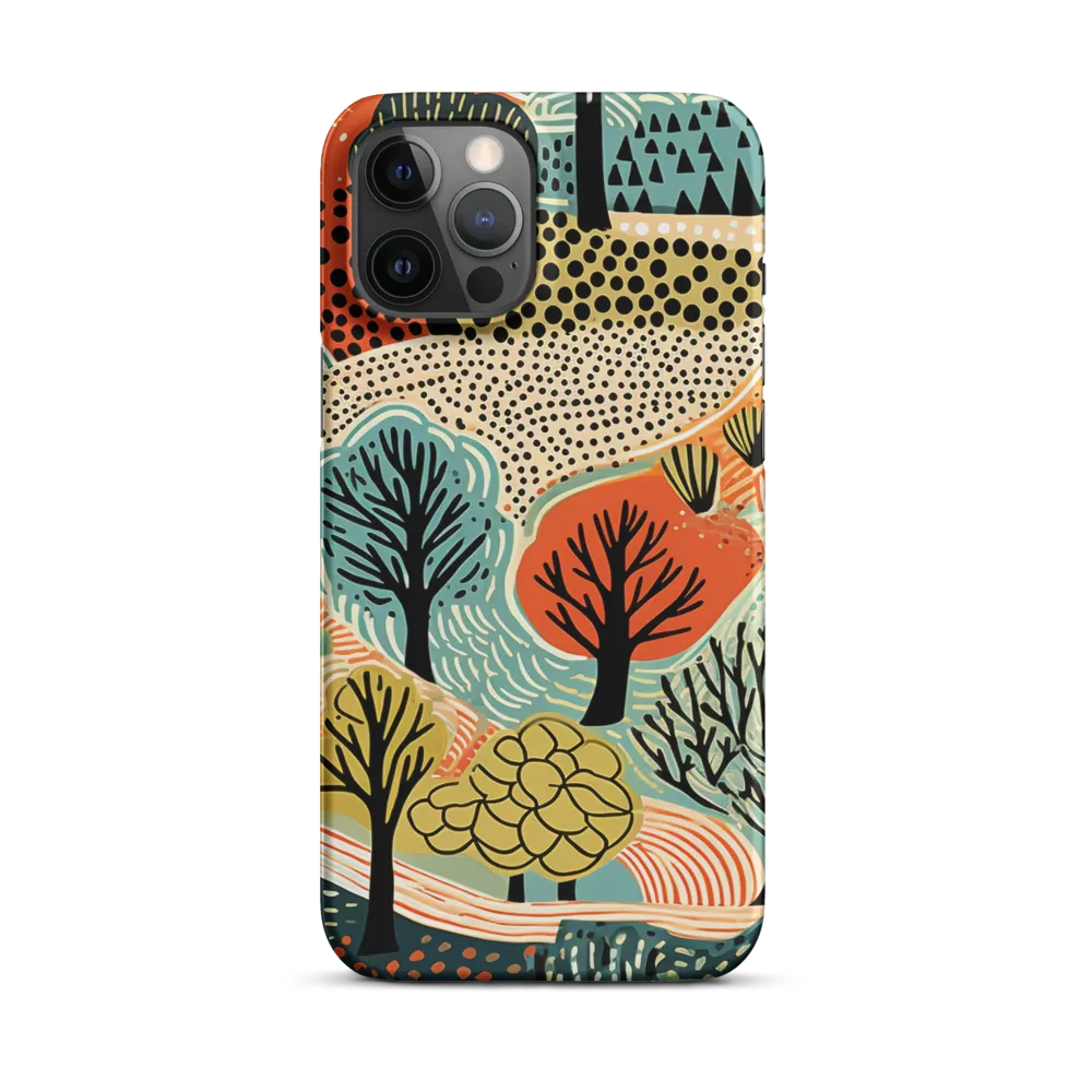 Whimsical Forest Patterns | Phone Case |  12 Pro Max | Snap Case | Matte