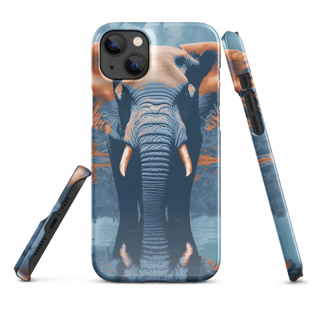 Majestic Reflection: The Elephant's Serenade