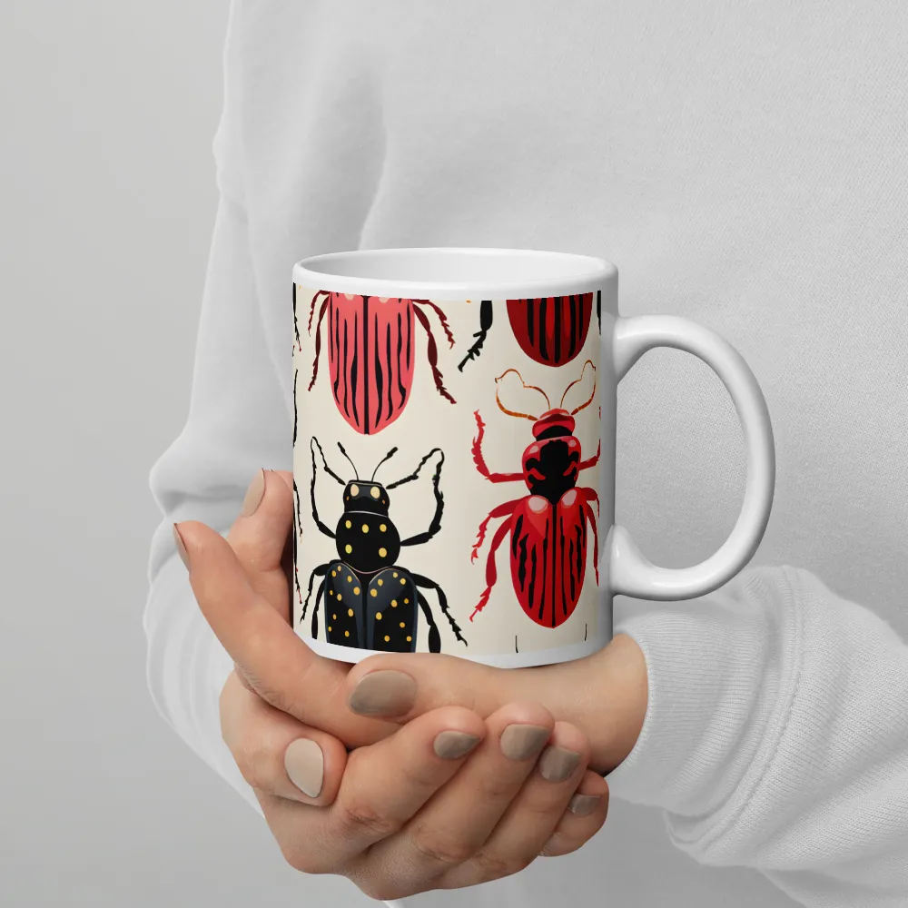 Beetle Mosaic: A Colorful Exploration of Insects | Mugs | Multiple Sizes & Colors