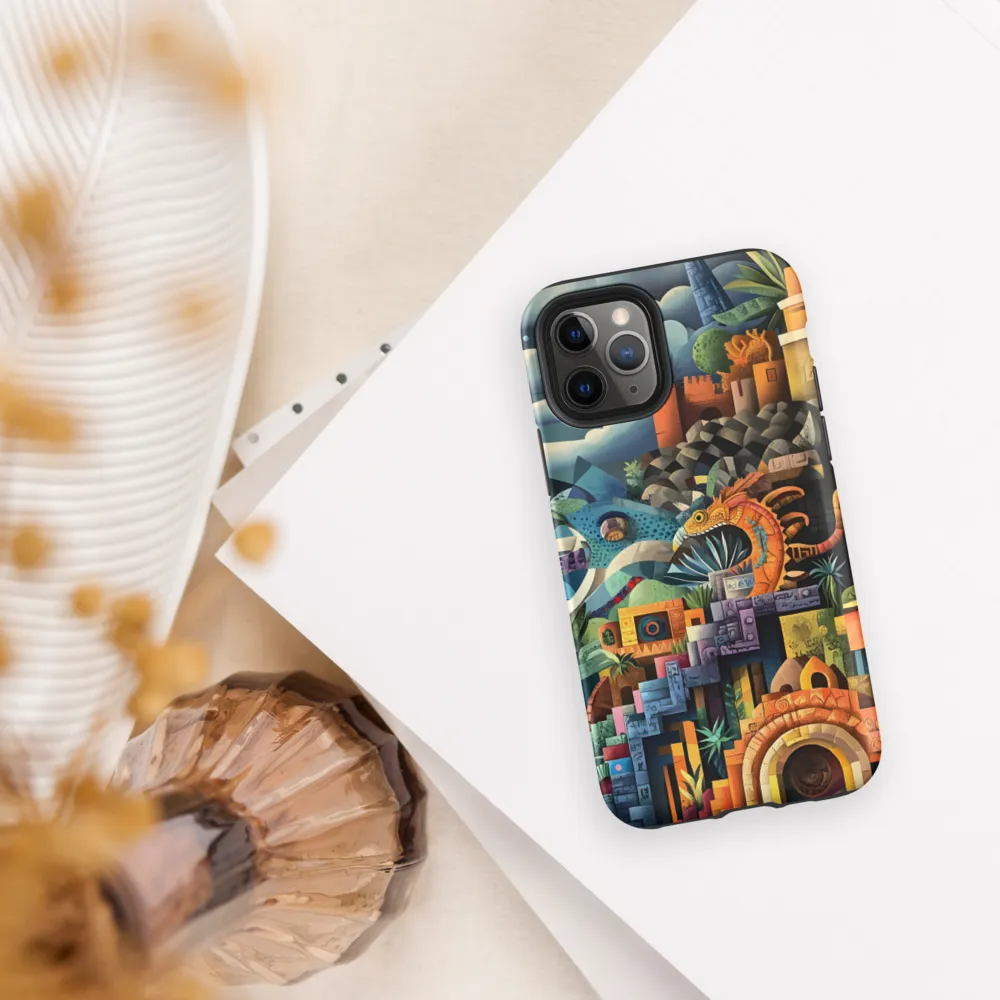Embrace of the Mythical Landscape | Phone Case |  11 Pro | Tough Case | Matte
