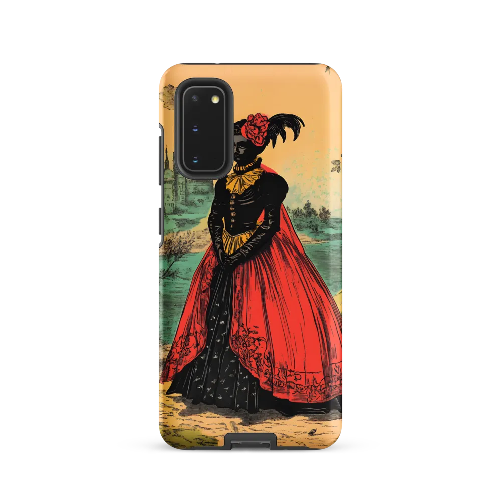 Elegance in Red and Gold