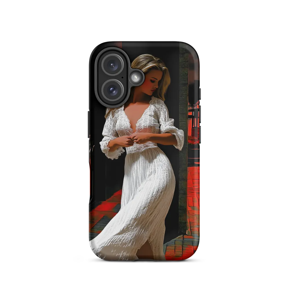 Elegance in White | Phone Case |  16 | Tough Case | Matte